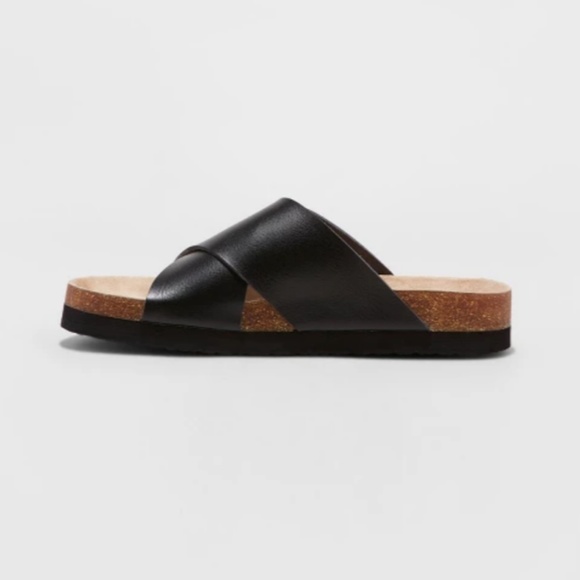 Universal Thread Elyssa Crossband Footbed Sandals - Picture 2 of 3